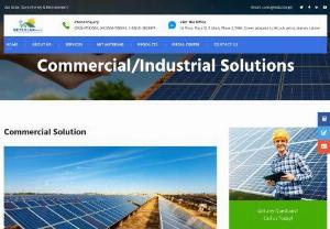 Solar Commercial and Industrial Solutions in Pakistan - Net Solar Solutions provides the best Solar Commercial and Industrial Solutions in Pakistan. Net Solar company provide good services at the industrial level by installing On-Grid system there, Industrial organizations like Govt firms, agencies, municipalities, utilities, and no-profit organizations