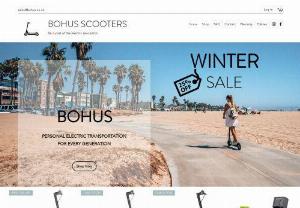 Bohus Scooters - Online retail store specializing in electric transportation such as e-scooters