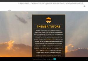 Themba Tutors - In-Home Coaching - Themba Tutors is a flexible, approachable, and committed team of trusted academic tutors, learning specialists, executive function coaches who travel to you and provide online 1:1 support service.