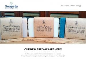 Soapsta - We offer a selection of handcrafted cold process soap bars.
handmade, soap, handmade soap, cold process soap, soap bars
