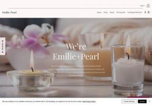 Emilie+Pearl - Emilie + Pearl candles are hand crafted in Raleigh, NC using soy wax infused with clean fragrances. Our candles will help transform your personal space into an at-home island getaway, or a spa-like retreat, or the warmth of family during the holidays.