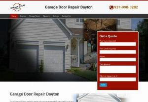 Dayton Garage Door Repair Team - Dayton Garage Door Repair Team strives to provide the right deals for the city's residents. We keep costs to the minimum, but we're uncompromising with the service quality. We are your best option to address problems with remotes, automatic door openers and sensors. We can also replace garage door springs and work on scheduled tune-ups.