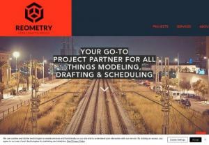 Reometry - Being multi-disciplinary in nature we deliver models, drawings and schedules for all fields of engineering. With many years of experience in commercial, residential, industrial, mining, and processing we are poised to serve your needs in any location. We are primarily based remotely available any time of day.