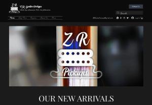 ZR Guitar Pickups - Offering handwound pickups from my home in Napa Guitar, Guitar Pickups, Bass, Bass Pickups, Rewind, Repair, Strat, Stratocaster, Tele, Telecaster,