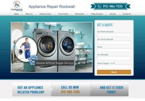 Appliance Repair Services Rockwall - Appliance Repair Services Rockwall is here to carry out speedy and advanced services to accommodate our clients' home appliance services requests. Whether you're looking to get your refrigerator repair or dishwasher repair, you can count on our professional team of highly-trained technicians to address all your issues quickly.