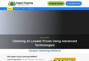 Top-Notch Carpet Cleaning Service in Midland - Get top-notch carpet cleaning service from Carpet Cleaning Midland. We are available 24/7 to assist you. Our experts used the right equipment for carpet cleaning service. We provide quick and reliable cleaning service. To book a service call us at (08) 7701 9577 or visit our website.