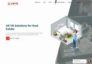 AR VR Solutions for Real Estate | X-Byte Enterprise Solutions - We offer AR VR Solutions for Real Estate Businesses. Get best real estate solutions, Augmented reality and virtual reality app development services, home automation system and 360-degree virtual tour solutions for your realty business.

Get in touch with us.
| Phone: +1 (832) 251 7311