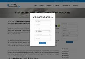 Sap SD Training in Bangalore - eCare Technologies located in Marathahalli - Bangalore, is one of the best SAP SD Training institute with 100% Placement support. SAP SD Training in Bangalore provided by SAP SD Certified Experts and real-time Working 
Professionals with handful years of experience in real time SAP SD Projects.