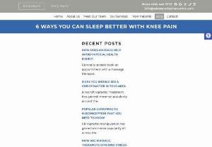 6 Ways You Can Sleep Better With Knee Pain - If you're going through moderate or severe pain that does not go away even after following these tips, you should contact the best physiotherapist for knee pain in Toronto.