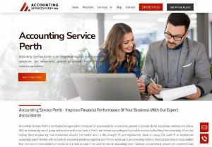 Accounting Services Perth - Based in Australia, Accounting Services Perth is an integrated organisation comprised of specialised tax accountants, geared to provide stellar accounting solutions and advice. Our expert accounting team will help you in taxation, accounting, trading, consulting, planning, and managing your wealth in terms of assets, estates & businesses. For more piece of advice contact Accounting Services Perth in a hassle-free manner.