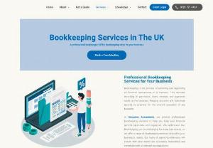 Bookkeeping Services - Whatever business you have, we tailor the latest software to process and submit your accounts. This allows us to produce detailed VAT reports, management accounts and financial reports quickly and easily, increasing our efficiency and reducing the time you have to wait.