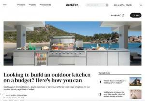 Looking to build an Outdoor Kitchen on a budget? Here's how you can - With its extensive range of options, the outdoor kitchen is a few steps ahead of the typical barbeque experience. The added functions and sophistication mean less burnt food and a heightened culinary experience. In addition, an outdoor bbq kitchen enhances the value of a home. So, if you're looking for outdoor kitchen ideas on a budget, you're in the right place.