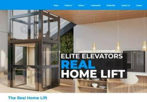 Real Home Lift for Villas, Bunglows, Apartment, Home - Elite Elevators - Real home lifts is one of the top product in the lift industry. Elite Elevators products are extensively used for bungalows, villas, buildings, small houses and luxury homes to all over India