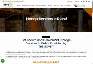 Screenshot of Storage Services in Dubai