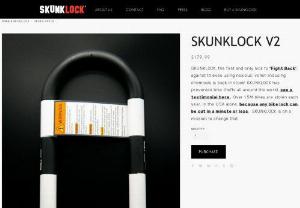 Skunk Lock- Uncuttable Bike Lock - It is surprisingly tons high quality and sturdy with unique double bolt mechanism. Skunk lock resists tampering and can't be cut without problems with bolt cutters and grinders. Skunk locks are fairly tons advantageous and sturdy with unique double bolt mechanism. Skunk lock is well-engineered which makes it resistible to tampering and cannot be reduced effortlessly with the bolt cutters and grinders.