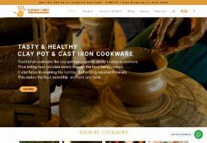 Ecocraft India Cookware - Ecocraft India is a traditional pottery manufacturers specializing in Traditional Cookware. We use traditional and natural processes delivering the best cooking clay pots, Kadai, and much more.