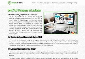 Best SEO Company In Lucknow - Websofy Software Pvt. Ltd. is a renowned website designing company in Lucknow, we provide specialized services in the website designing, website development, mobile application development for Android and IOS, graphics designing, SEO Services, Digital marketing, and many more.