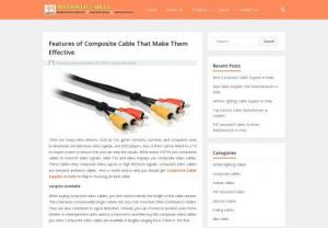 Features of Composite Cable Supplier In India That Make Them Effective. - Get to know about the Features of Composite Cable Supplier In India That Make Them Effective. Mansfield Cable is leading wires and cable exporters, Manufacturer.