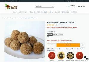Sitarafoods - Kobbari laddu 
Sitara foods is a premium online store for Andhra style pickles, sweets and snacks