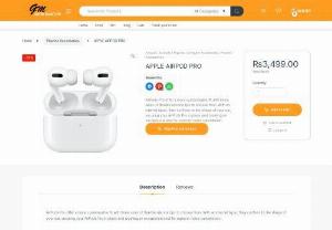 Apple Airpods Pro - Buy Apple Airpods Pro At Sale Price From GuruMart.pk. Apple Airpods Pro Master Copy With Best Sound Quality And Bass. Airpods Pro With Long Battery Life Of Charging Case.