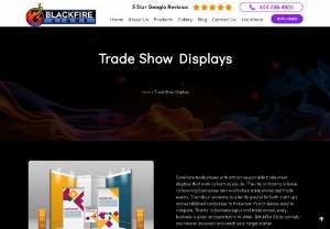Best Trade Show Displays, Booths, & Banners in Atlanta, GA - Make your event successful with engaging trade show displays, booths, and table cover from BlackFire Signs. Order high-quality trade show displays for your next event in Atlanta, Georgia. Call 404-636-4800