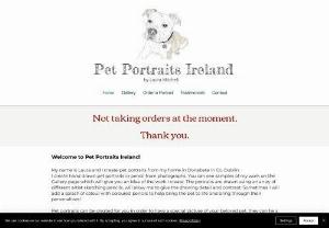 Pet Portraits Ireland - My name is Laura and I create hand-drawn pet portraits in pencil. I have been drawing and sketching for the past 20 years but now I am lucky enough that my hobby is becoming a bite more than that. As a pet owner, I know the bond that we have with our pets, they are one of the family!
