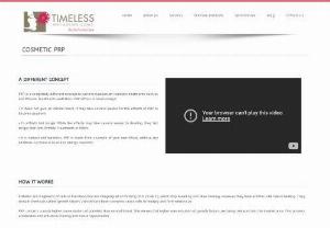 Cosmetic PRP in Camberwell - Timeless Anti Ageing Clinic - Cosmetic PRP is natural and harmless and made from a sample of your own blood, without any additives, so there is no risk of allergic reactions. Visit Timeless we offer cosmetic PRP treatment in Malvern east, Glen Iris, Toorak and Camberwell. Anti Ageing Clinic for excellent cosmetic PRP in Camberwell or Contact us on 0400 622 336.