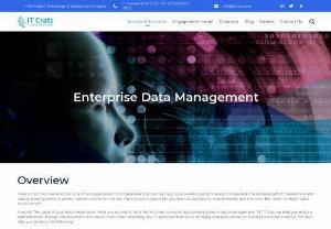 Enterprise Data Management Solutions - ITCrats offers specialized Enterprise Data Management & MDM, Master Data Management Solutions Provider for all range of businesses.