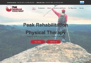 Peak Rehabilitation Physical Therapy Inc - Peak Rehabilitation, Inc was established in 2005 and opened for business on March 7, 2005. We have created a safe and warm environment so our patients can focus on their physical therapy needs and maintaining 