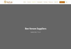 Bee venom | Bee by-products suppliers - In addition to wholesale honey, BeeHively Group specializes in several bee byproducts including Bee Venom