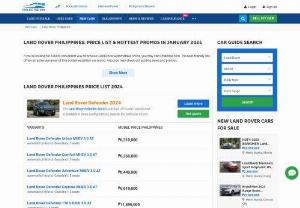 Latest guides on Land Rover in the Philippines - Stay updated with Land Rover price change in the Philippines!