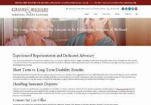 Obtain Your Disability Benefits with Best Lawyers at Graves and Richard - Want to obtain short or long term disability benefits? Our team of most dedicated lawyers at Graves and Richard will help you enjoy those benefits. For any further queries contact us at 905-641-2020