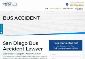 San Diego bus accident lawyer - SD Injury Law - Millions are recovered for our clients from auto and bus accident. Get free consultation today with f experienced lawyers our firm will represent you against the insurance companies. SD Injury law handles a full range of Personal Injury cases. We can help you to recover. Call at (619)-338-8230 now for a FREE consultation by a top-rated San Diego bus accident lawyer or you can reach our office 24 hours a day, Free Legal Advice! No Fee Until We Win!