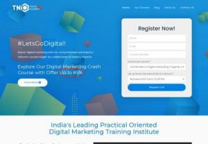 TNi Digital Academy - Build Digital Marketing Skills Online - Get digital marketing certifications online from leading digital marketing training institute in Tamil Nadu. Learn from industry experts and get hands-on experience by working on real-world projects and case studies. Gain certification upon completion of all theory and practical sessions and job assistance.