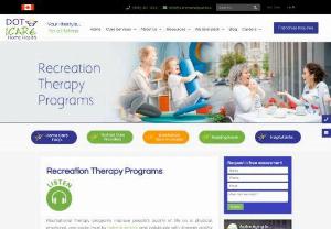 Best Recreation Therapy Programs From iCare Home Health - iCare Home Health offers our clients the benefits of recreation therapy programs by providing services conducted by qualified experienced, and compassionate caregivers. Call us today at (905) 491-6941