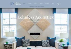 Echoless Acoustics - At Echoless Acoustics we offer Sound Absorbing Panels; a solution to the echoes in your Home, or Office