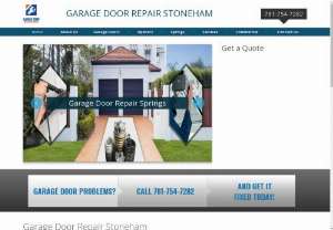 Garage Door Service & Repairs Stoneham - Garage Door Service & Repairs Stoneham provides first-class and cheaply priced garage door repair that you can trust. We have proficient and dependable specialists who are capable of resolving all problems that are surrounding your units. They are prepared to deal with your torsion spring replacement, receiver modification, weather stripping, and other concerns.

Services offer: 
garage door service, garage door spring repair, garage door sensors, garage doors Repair, garage doors