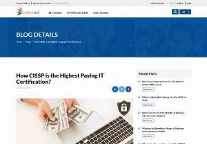 Why CISSP Certification in Demand? - Now, these days CISSP certification training is one of the most demanded IT certifications. Professionals who possess CISSP certification have immense respect & recognition in the cybersecurity industry. So CISSP certification is an exclusive & prestigious certification. Explore the following URL to know-how CISSP certification is the highest paying IT certification.