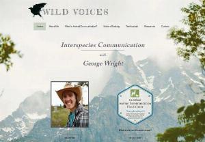 Wild Voices - George Wright at Wild Voices. Offering professional Animal Communication and Nature Connection services, including consultations, workshops, classes and private mentoring.