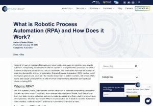 What is Robotic Process Automation and How Does it Work? - In the search of ways to increase efficiencies and reduce costs, businesses are seeking more ways to automate. Incorporating automation into different aspects of an organization's processes can allow a business to diagnose issues quicker, reduce complexities, and scale easier. Although we've seen an expanding demand for all types of automation, Robotic Process Automation (RPA) has had one of the highest spikes in use, as of late.
