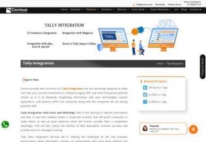 Tally Integration - The Tally Integration module makes an interface to integrate financial data with Tally to accounting activities
