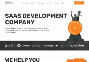 SaaS Development (Software as a Service) - ARDAS - SaaS Development Company specializing in saas development since 2002.