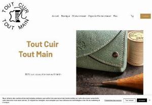 TOUT CUIR TOUT MAIN - Realization of small leather goods, Card holder, wallet, small leather animals, repair on leather, creation of leather belt