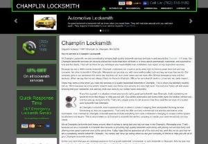 Champlin Locksmith - 24hr Locksmith Services. Call us! Address: 11817 Champlin Dr, Champlin, MN 55316; Phone: (763) 515-1180