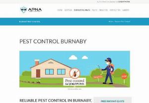 Apna Pest Control Burnaby - Apna Pest Control has taken pest control to a new level of personal care and professional service. We are the fastest growing and trusted pest control company in Vancouver and the other regions of BC for all your pest services.