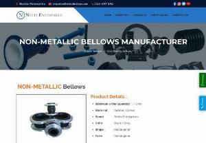 Non-Metallic Bellows - We are among the celebrated names in the industry for manufacturing and exporting Non-Metallic Bellows for our valued customers. The offered bellows are made in tune with the industry standards for meeting the requirements of clients. These bellows are seamless in terms of finish, resistant to wear & tear, and available in a wide range of dimensional specifications for meeting the demands of clients.