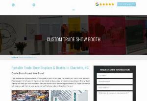 Amazing Trade Show Displays, Booths, & Exhibits in Charlotte, NC - If you want to make your trade show or event stand out from the rest? Contact QC Signs in Charlotte, NC. We make trade show display booths that stand out. Request a free quote today!