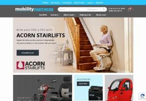 Mobility Equipment Retailer - Mobility scooters - living aids - wheelchairs - walking aids - Bathroom Conversions - At Mobility Partners you will always be assured of the highest quality services and products, with an experienced team of people working for you. Whatever your needs, from stairlifts to walking sticks, our friendly and knowledgeable staff are always ready to help, 7 days a week, 365 days a year. Many new customers tell us they are unsure as to what they need. Our many years working alongside occupational therapists, specialists in healthcare and access equipment producers, enables our staff to..