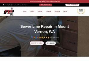 Sewer Line Repair in Mount Vernon, WA - Let us help you resolve your sewer line issues safely and efficiently. Contact us today at (360) 565-5884 to request an estimate for sewer line inspection and repair in Mount Vernon, WA.

An unexpected problem in your sewer line can result in significant water damage and unsanitary conditions. Get the fast help you need by contacting our experts at CPI Plumbing & Heating. We will send an expert to your property as soon as possible to assess the situation.