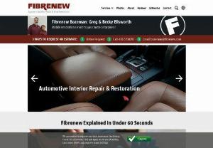 Fibrenew Bozeman - Leather Repair, Vinyl Restoration and Plastic Repair in Billings, MT. We restore damaged leather, vinyl, plastic, fabric and upholstery on furniture, vehicles, boats and airplanes. Mobile service to your home or office.